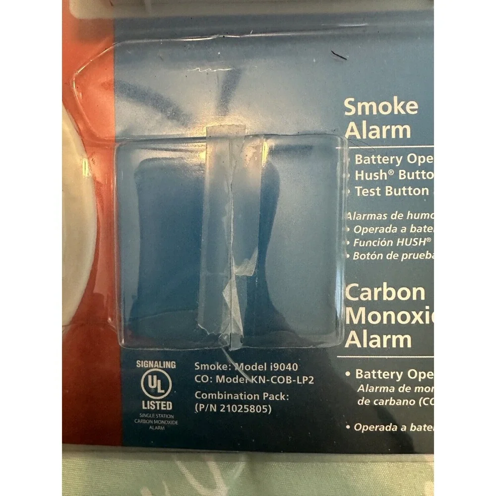 KIDDE CARBON MONOXIDE & 💭 SMOKE ALARM‎ 🚨Value Pack! NEW! No Batteries